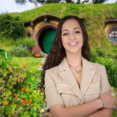 Aperturee - Hobbit House Rural Green Cabin Spring Photo Backdrop